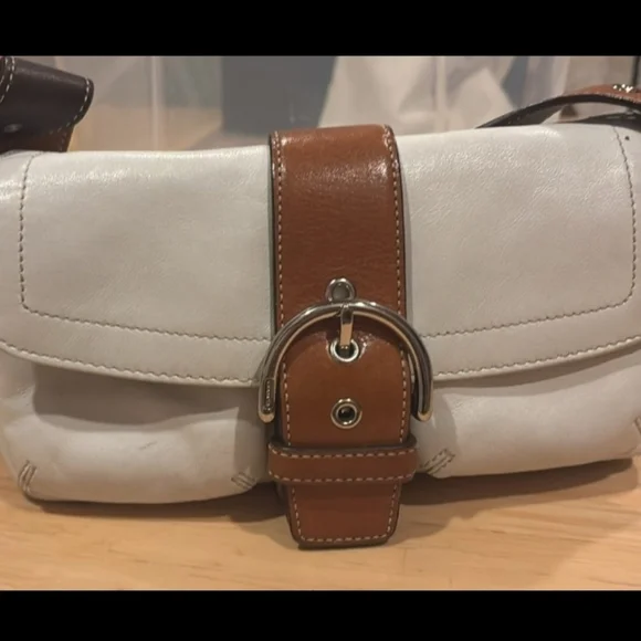Vintage Soho Buckle Flap Shoulder Bag